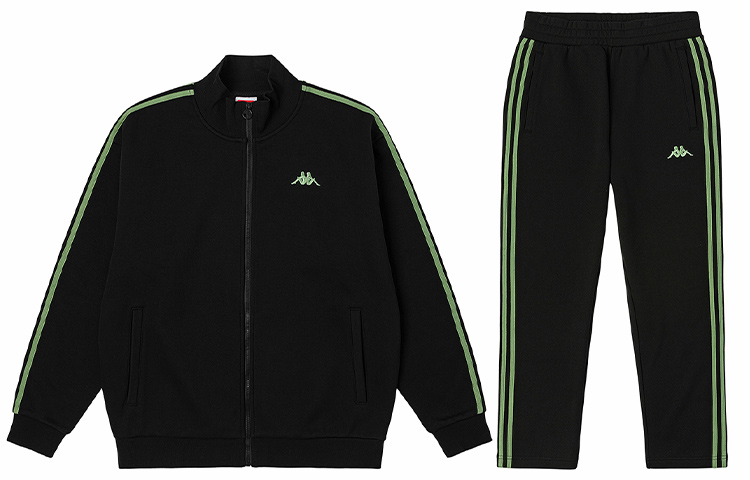 Kappa Casual Sportswear Unisex Stand Collar Thickened And Fleece Lined