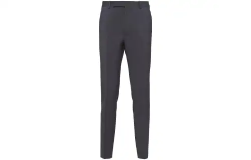 PRADA Casual Pants Men's Gray Moderate Tapered Pants
