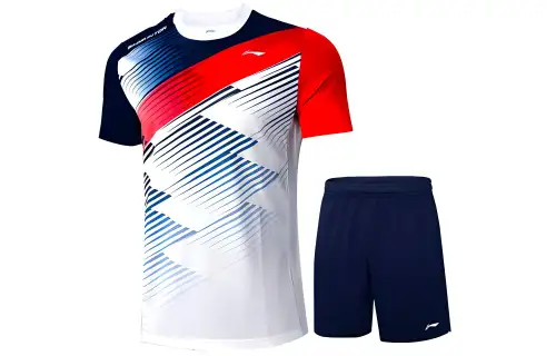 Li Ning Badminton Collection Badminton Jersey Set Men's Standard White