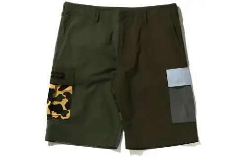 Bape Crazy Pattern 6 Pocket Wide Fit Shorts