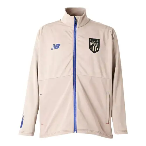 New Balance FCTokyoTrackKnit Jacket Men's Beige Yellow