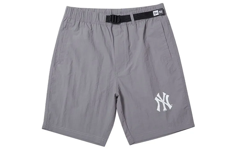 New Era Casual Shorts Unisex Gray Moderate