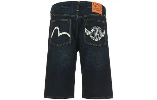EVISU SS22 Shorts Men's Denim Blue