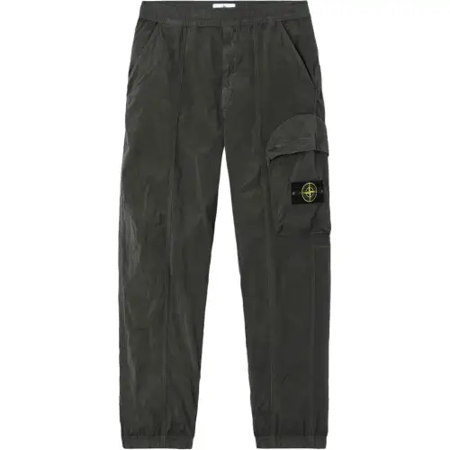 STONE ISLAND Logo Patch Cargo Pants