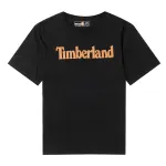 Timberland T Shirts Men's Black Crew Neck Moderate
