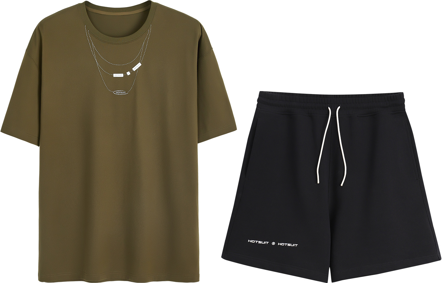 HOTSUIT Casual Sportswear Unisex Crew Neck Moderate