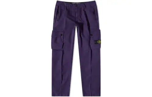 STONE ISLAND Casual Pants Men's Purple Moderate Cargo Pants
