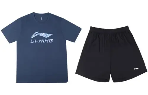 Li Ning Casual Sportswear Men's Blue+Black