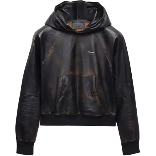 PRADA Leather Hoodie