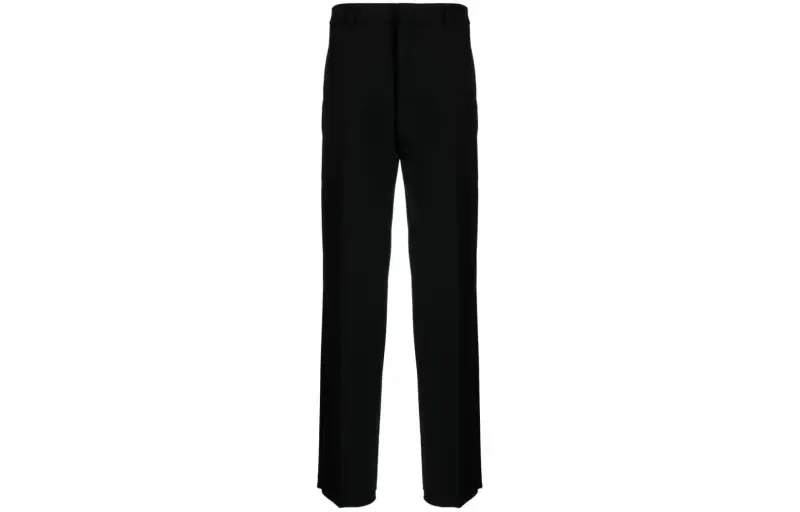 OFF-WHITE virgin-wool tailored trousers