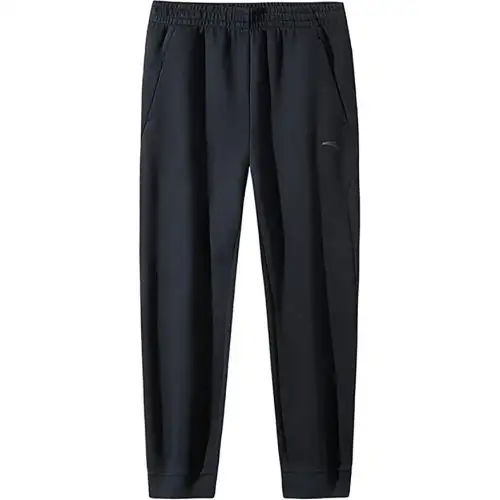 Anta Variety Training Collection Knitted Sweatpants Men's Basic Black
