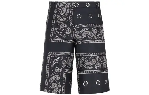 DIOR X Cactus Jack Bermuda Shorts With Bandana Motif