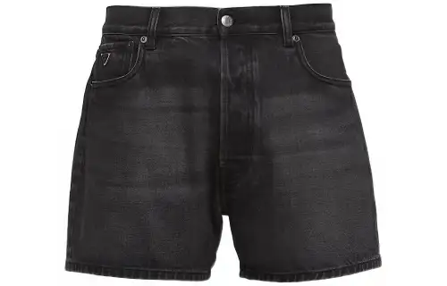 PRADA SS23 Denim Shorts Men's Black