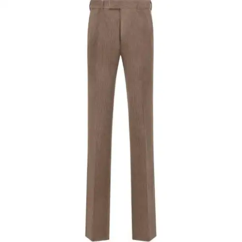 DIOR Casual Pants Men's Khaki Moderate Straight Fit Pants