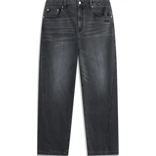Li Ning Sports Life Collection Jeans Men's Obsidian Gray
