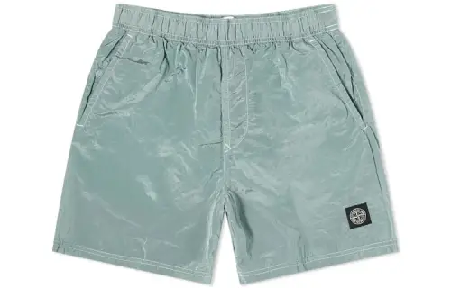 STONE ISLAND Logo patch Swim Shorts