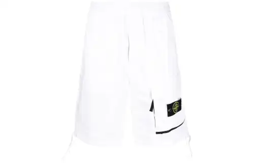 STONE ISLAND Casual Shorts Men's White Moderate