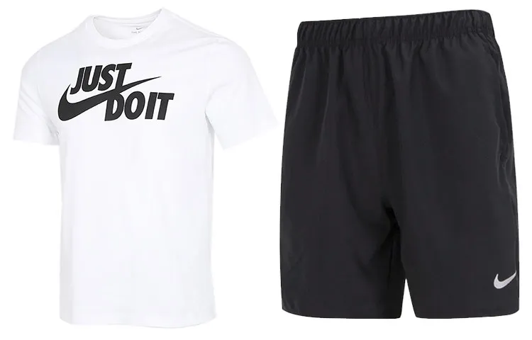 Nike Casual Sportswear Sets Men's Crew Neck Moderate