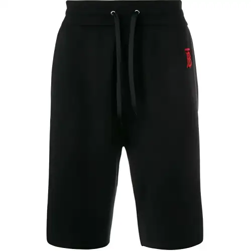 Burberry Casual Shorts Men's Black Moderate