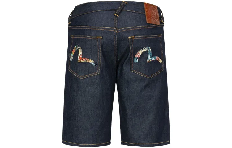 EVISU Denim Shorts Men's Denim Blue Moderate
