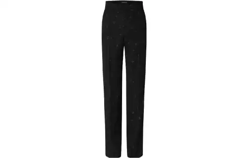 LOUIS VUITTON Suit Pants Men's Black
