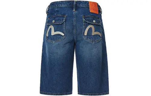 EVISU Denim Shorts Men's Denim Blue Moderate
