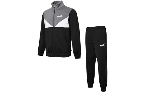 PUMA Squad Casual Sportswear Sets Men's Stand Collar Moderate