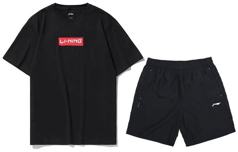 Li Ning Sports Life Collection Casual Sportswear Men’s Black