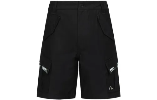 EVISU Cargo Shorts Men's Black Moderate