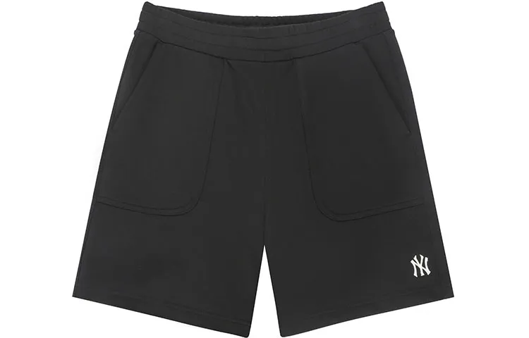 MLB New York Yankees Casual Shorts Unisex Black Moderate