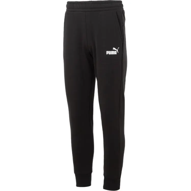PUMA Casual Pants Unisex Black Moderate Cuffed Pants