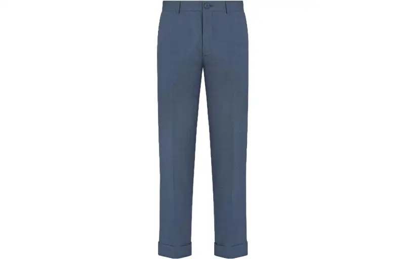 DIOR Suit Pants Men's Blue Gray
