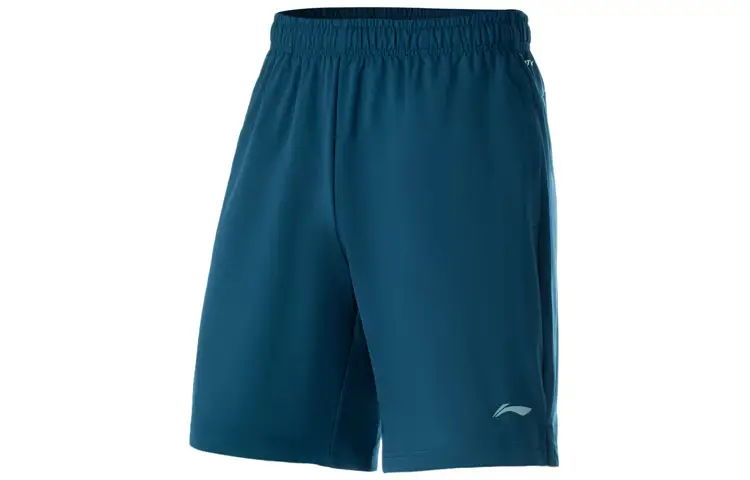 Li Ning Casual Shorts Men's Blue Moderate