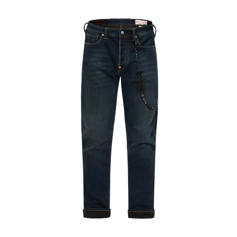 EVISU Jeans Men's Denim Blue Moderate Straight Fit Pants