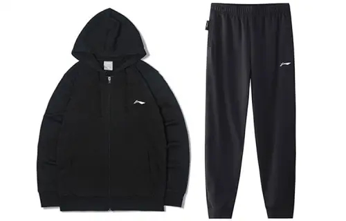 Li Ning Straight Fit Set Fall Men's Black/Black