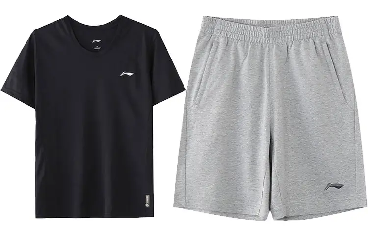Li Ning Casual Sportswear Men's Crew Neck Moderate