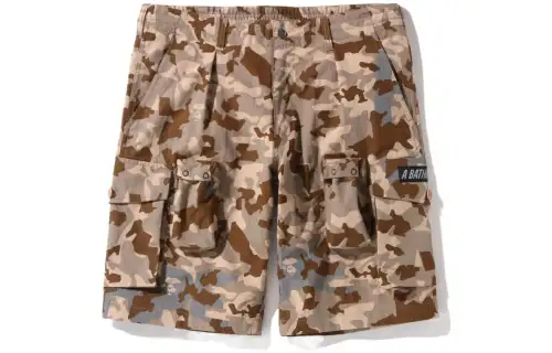 Bape Sand Camo Multi Pocket Wide Fit Shorts