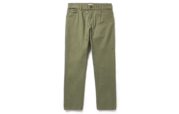 Timberland Casual Pants Men's Kassel Green Moderate Straight Fit Pants