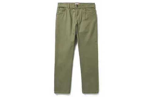 Timberland Casual Pants Men's Kassel Green Moderate Straight Fit Pants