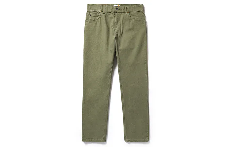 Timberland Casual Pants Men's Kassel Green Moderate Straight Fit Pants