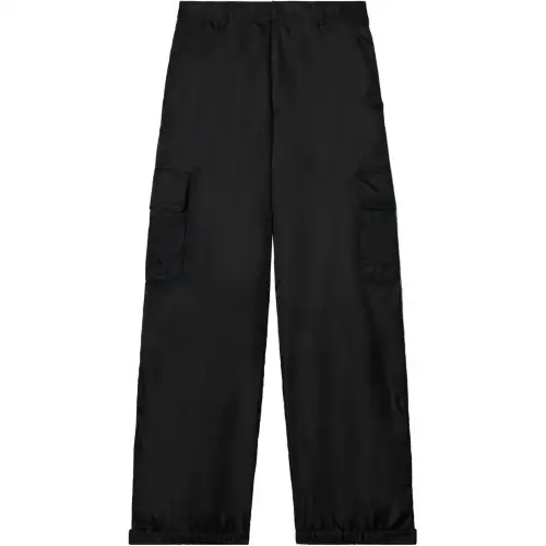 OFF WHITE Mid Rise Straight Leg Trousers