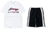 Li Ning Sports Fashion Collection Casual Sportswear Men's Crew Neck Moderate