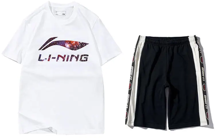 Li Ning Sports Fashion Collection Casual Sportswear Men's Crew Neck Moderate