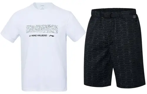 Li Ning Badminton Collection Badminton Jersey Set Men's Standard White/Black