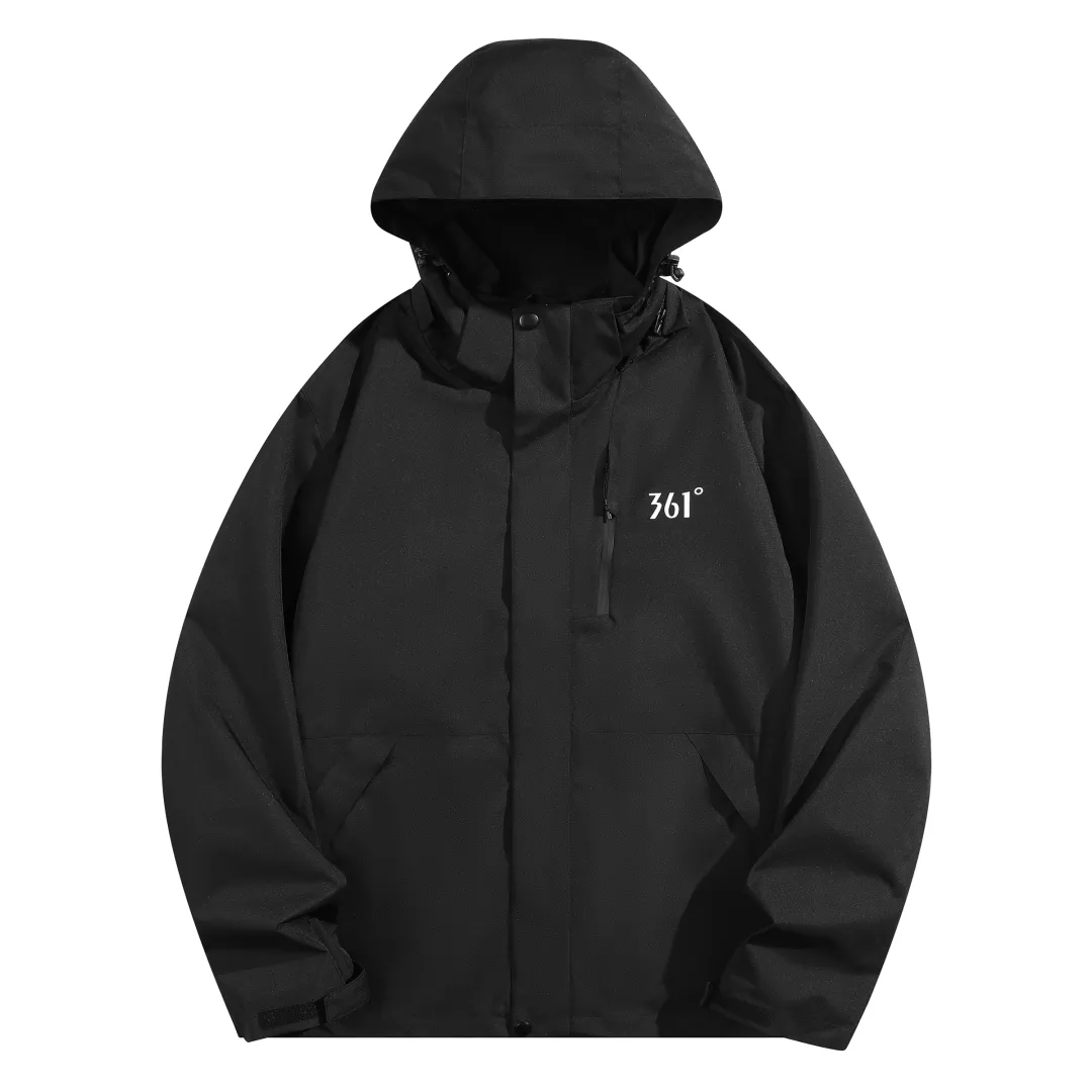 361° Trench Coat Unisex Super Black