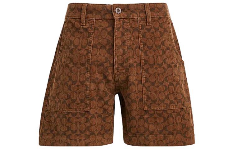 COACH SS23 Denim Shorts Men's Umber