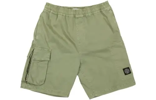 STONE ISLAND Cargo Shorts Men's Green Moderate