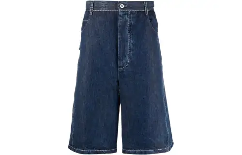 Bottega Veneta Denim Shorts Men's Blue