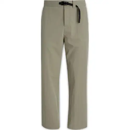 DIOR Homme Logo Patch Belted Waist Trousers