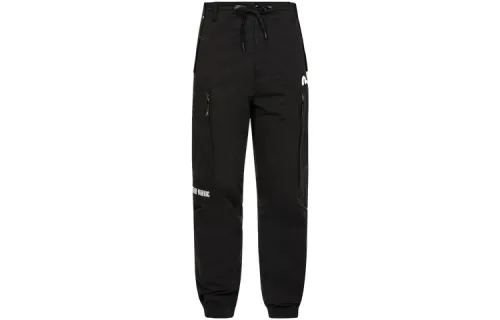 EVISU Casual Pants Men's Black Moderate Cuffed Pants